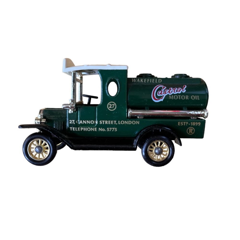 LLEDO, DAYS GONE, 1920 Ford Model T, BP Oil Tanker in Dark Green Diecast